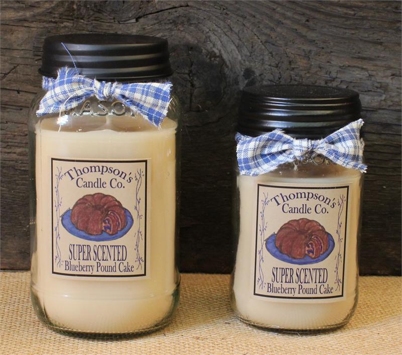 Blueberry Pound Cake Mason Jar Candles